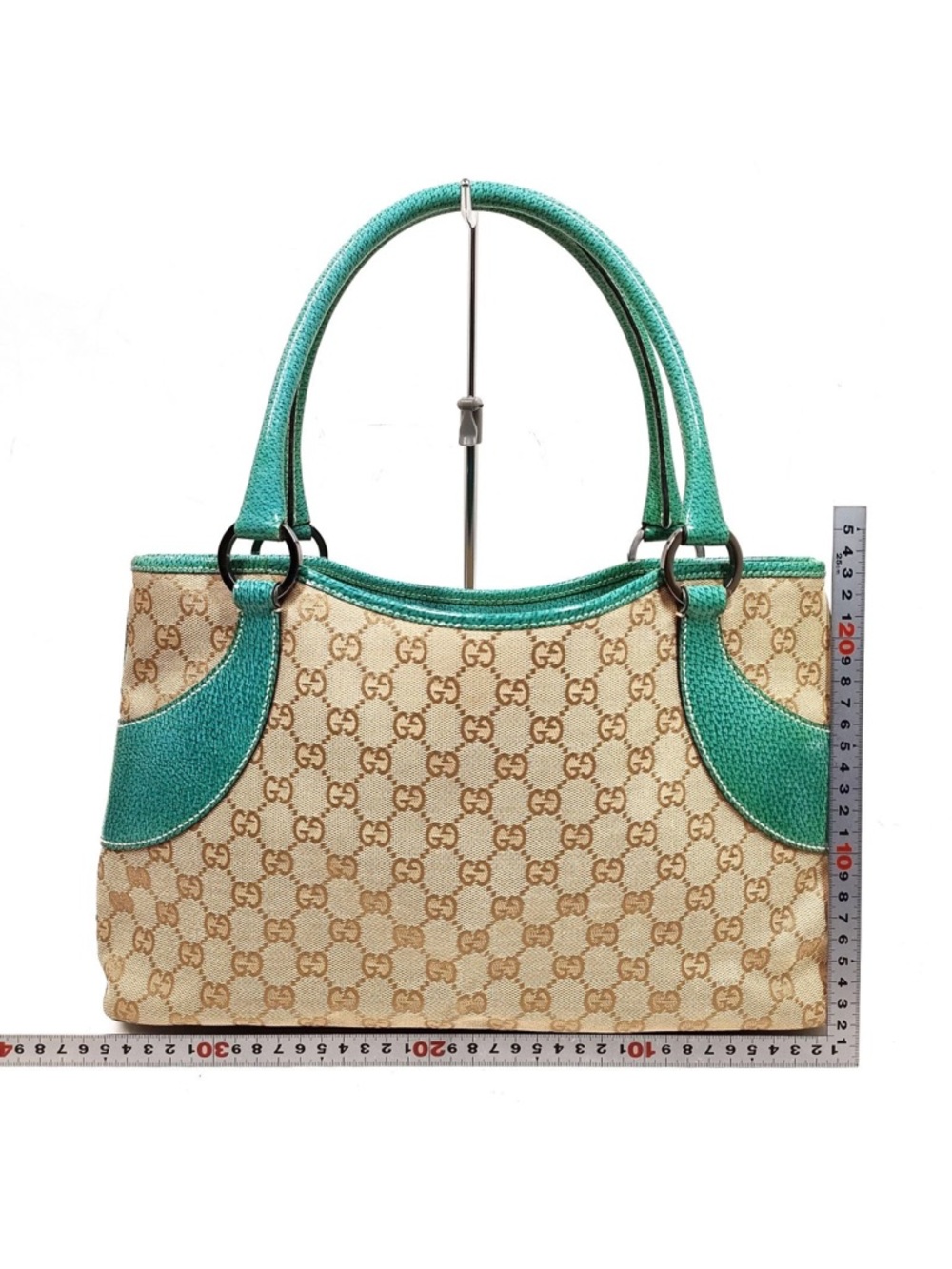 GUCCI TURQUOISE TOTE DESIGNED BY TOM FORD - Picture 16 of 16
